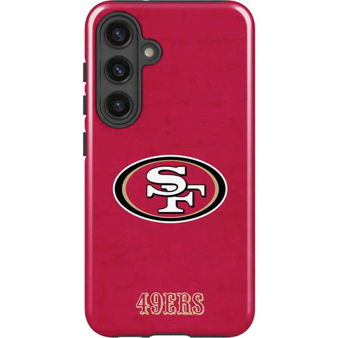 NFL San Francisco 49ers Distressed Galaxy S24 Plus Impact Case